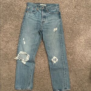 Levi's Blue Straight Leg Women's Jeans